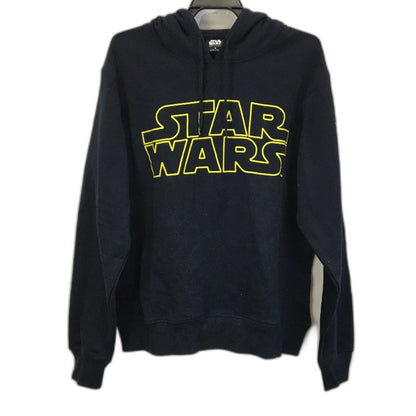 Star Wars Unisex Navy Blue Hoodie Cotton Blend Jumper Size S NEW