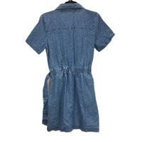 Dotti Blue Lightweight Denim Button Up Dress Ladies Size 10 NEW