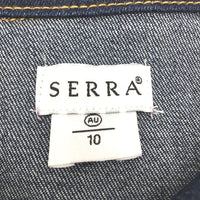 Serra Womens Classic Dark Blue Womens Denim Jacket Size 10 NEW