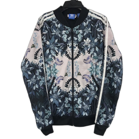 Adidas Originals Womens Floral Zipper Track Jacket Size Small NEW