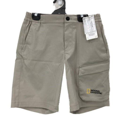 National Geographic Pocket Oak Beige Short Pants Mens Size US Small NEW