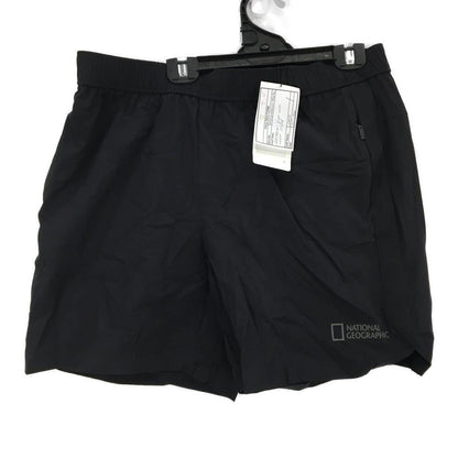 National Geographic Cyprus Wobbler String Black Short Pants Unisex Size 2XL NEW