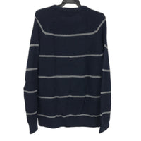 Jeanswest Mens Knit Blue Striped Long Sleeve Jumper Size L NEW