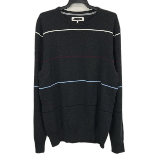 Jeanwest Mens Knit Black Striped Casual Winter Jumper Size L NEW