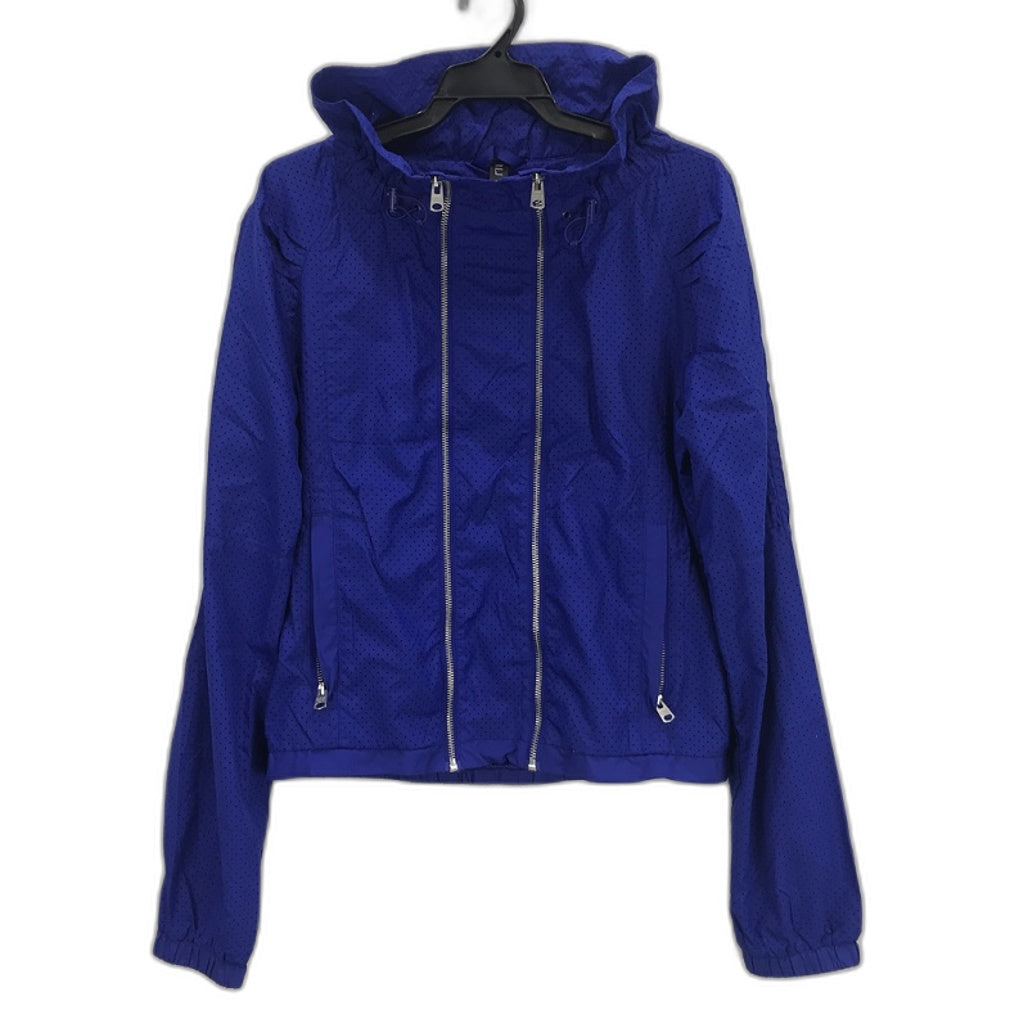 Lorna Jane Breathable High Collar Cobalt Blue Running Jacket Ladies Size Small