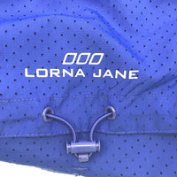 Lorna Jane Breathable High Collar Cobalt Blue Running Jacket Ladies Size Small