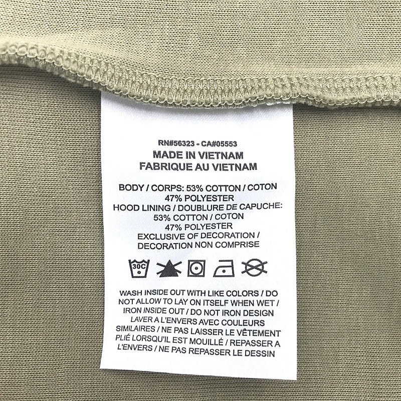 Nike Tech Fleece Asymmetrical Olive Green Crop Hoodie Ladies Size Medium