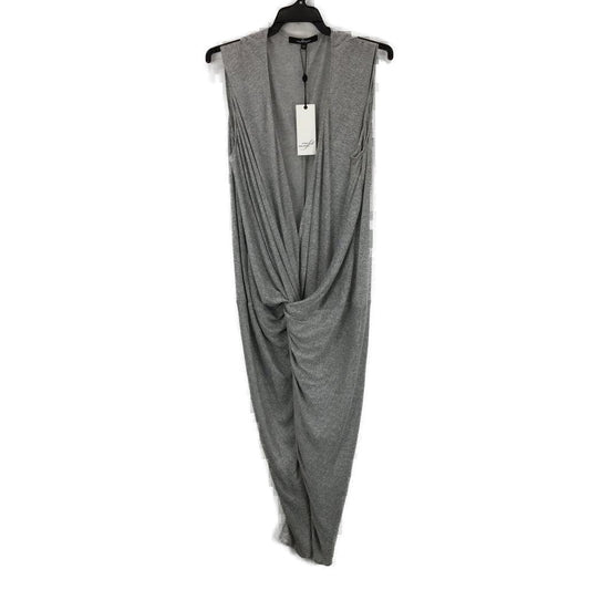 One Fell Swoop Alex Wrap Grey Marle 3/14 Maxi Dress Ladies Size AU 12 NEW