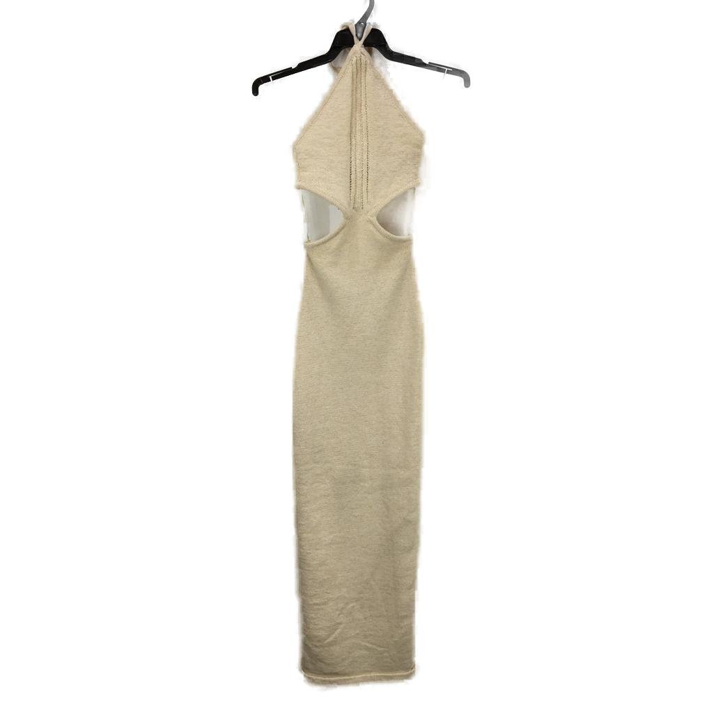 Perfect Stranger Sorrento Boho Style Cream Knit Midi Dress Ladies Size 4 NEW