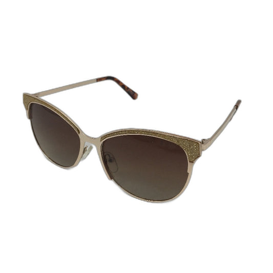 Lee Cooper Womens Cat Eye Polarised Fashion Sunglasses - Gradient Brown DEMO