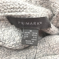 Primark Loose Turtleneck Grey Knit Sweater Dress Ladies Size Medium NEW