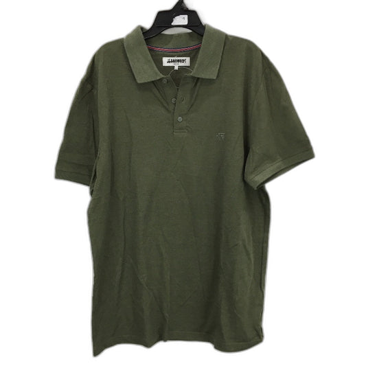 Jeanswest Olive Green Cotton Blend Collared Polo Shirt Mens Size L NEW