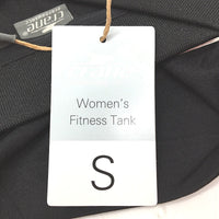 Crane Performance 2Pk Black Collared Sleeveless Fitness Tank Top Ladies Sz S NEW