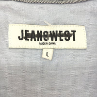 Jeanswest Light Blue 100% Cotton Long Sleeve Casual Shirt Mens Size L NEW