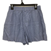 Dotti Hazel Blue Linen Blend Stretch High Waisted Shorts Ladies Size AU 10 NEW
