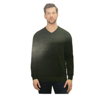 Westbay Olive Green Soft Cotton Long Sleeve V-Neck Sweater Mens Size Large NEW