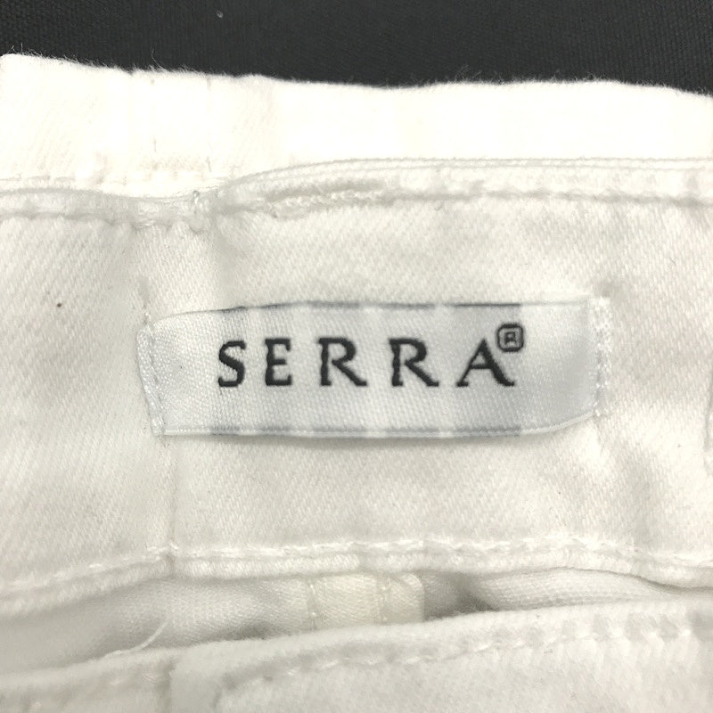 Serra White Denim Ankle Length Jeans Zip-Up Button Closure Ladies Size 12 NEW