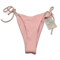 Subtitled Baby Pink Skimpy G-String Swim Bikini Bottom String Ladies Size L NEW