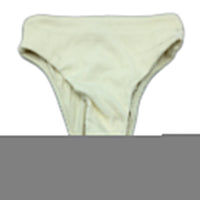 Subtitled Rib High Waist Almond White Brief Swim Bottoms Ladies Size XL NEW