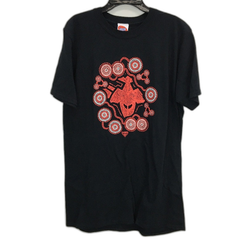 Essondon Bombers AFL Indiginous Print Cotton T-Shirt Mens Size M NEW