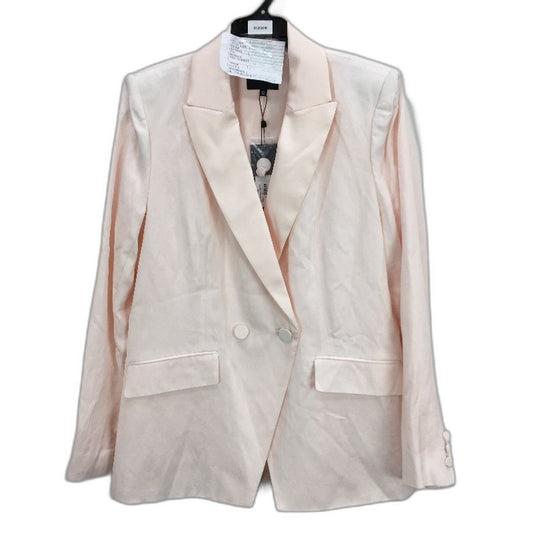 Portmans Barely Peach Satin Lapel Light Double Breasted Jacket Ladies Size 14