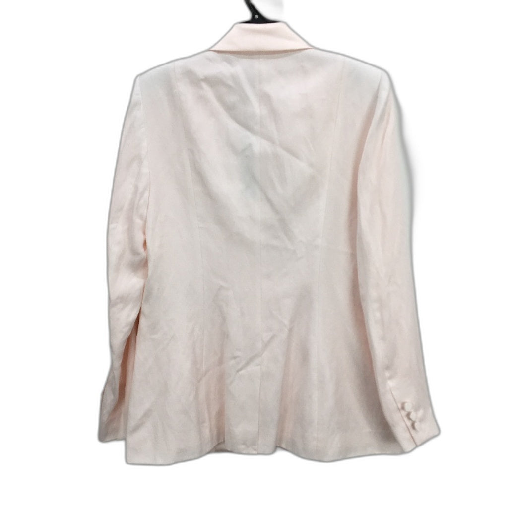 Portmans Barely Peach Satin Lapel Light Double Breasted Jacket Ladies Size 14