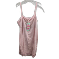 Peter Alexander Plus Pretty Pink Lace Trim Bamboo Slip Nightie Ladies Sz 1+ NEW