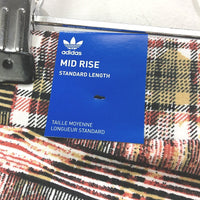 Adidas HER Studio London Check Cropped Mid Rise Tights Ladies Size UK 6 NEW