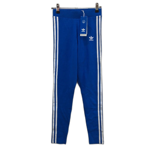 Adidas AdiColor Classics 3 Stripes Blue Bird Cotton Tights Ladies Size UK 6 NEW