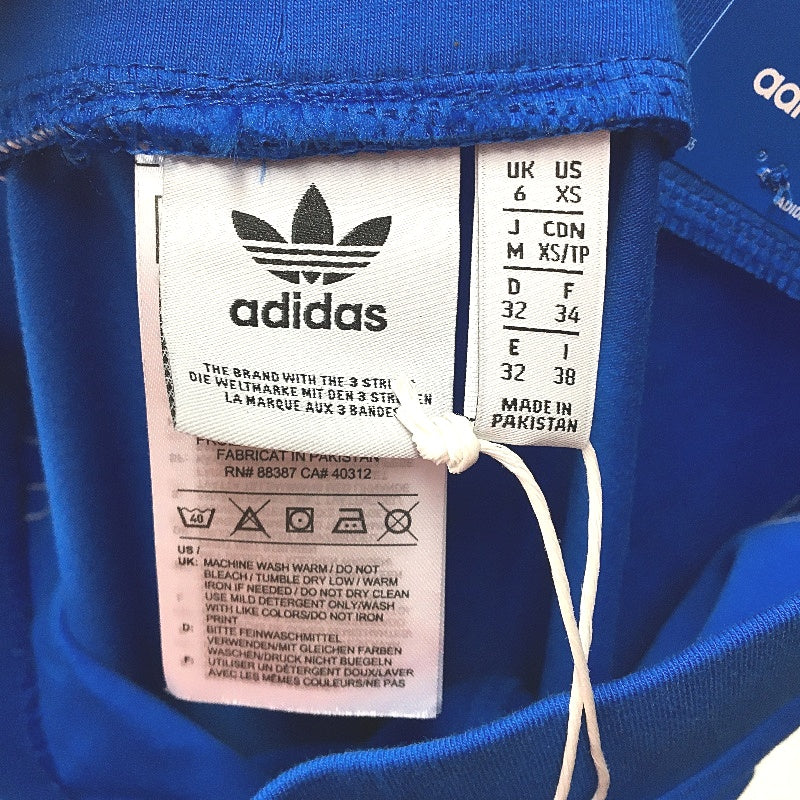 Adidas AdiColor Classics 3 Stripes Blue Bird Cotton Tights Ladies Size UK 6 NEW