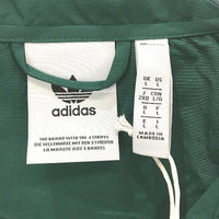 Adidas Shark Woven Stripe Stand Collar Green Track Jacket Mens Size Large NEW