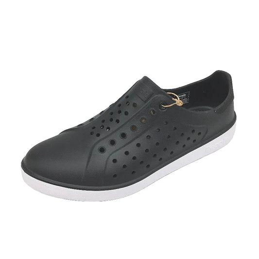 People Footwear Breathable Flexible Black & White Slip On Shoes Mens US 11 NEW