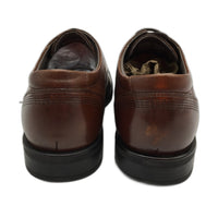 Julius Marlow Tan Brown Leather Expand Lace Up Dress Shoe Mens US7 AU6 EU40 NEW