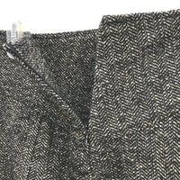 Zara Basic Tweed Herringbone Wool Blend Pencil Mini Skirt Ladies Size Small