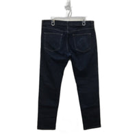 Uniqlo Ultra Stretch Black Skinny Fit Tapered Jeans Mens Size 35x34 Inch