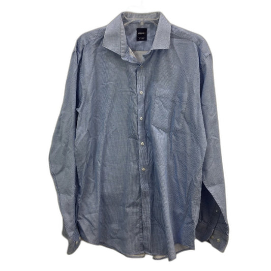 Abelard 100% Cotton Blue Check Long Sleeve Classic Fit Shirt Mens Size 42