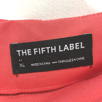 The Fifth Label Heart Pattern Red Frill Hem Mini Skirt Ladies Size XL