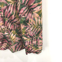 Sussan Pink Green Leaf Sleeveless Swing Style Top Ladies Size 14 NEW
