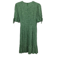 Tokito Meadow Dreams Green Floral Shortsleeve Mini Dress Ladies Size AU 10 NEW