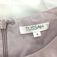 Tussah Cecilia Ruffle Mid Sleeve Lavender Belted Mini Dress Ladies Size 6