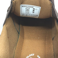 Fitville Brown & Tan Slip On Arch Heel Support Sneakers Mens Size WIDE US10 NEW