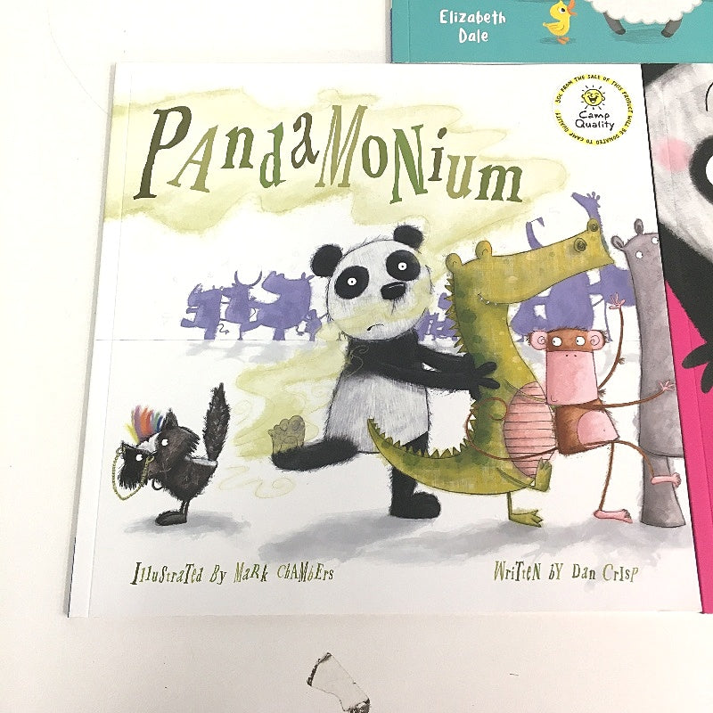 Kids Picture Book 5PC Bundle Animal Storybooks Sheep Panda Bear Stories NEW
