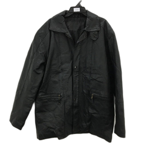 VINTAGE Blackstone Genuine Leather Fully Lined Outwear Coat Mens Size Large