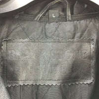 VINTAGE Blackstone Genuine Leather Fully Lined Outwear Coat Mens Size Large