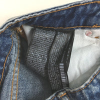 Zara 100% Cotton Blue Raw Hem High Waist Denim Shorts Ladies Size EUR 36 US 4