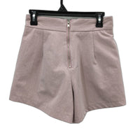 Rose Bullet Blush Pink Pleated Dress Shorts With Front Pockets Ladies Size 10