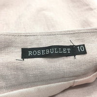 Rose Bullet Blush Pink Pleated Dress Shorts With Front Pockets Ladies Size 10