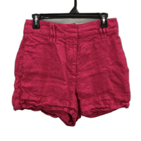 Country Road Organic French Linen Hot Pink Summer Shorts Ladies Size 10