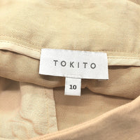 Tokito Myer Sample Sand Tan Viscose Blend Soft Wide Leg Pants Ladies Size 10 NEW