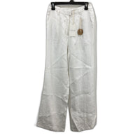 Subtitled White Jaylah Slouch Linen Trouser Lightweight Pants Ladies Size XS NEW